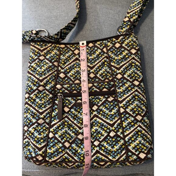 Vera Bradley Hipster Crossbody Purse Rain Forest Colorful Lightweight Clean - Picture 5 of 5
